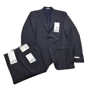 Bar III Slim Fit Suit Mens 36R 2‎ Piece Pants 30x30 Burgundy Red Stretch $600
